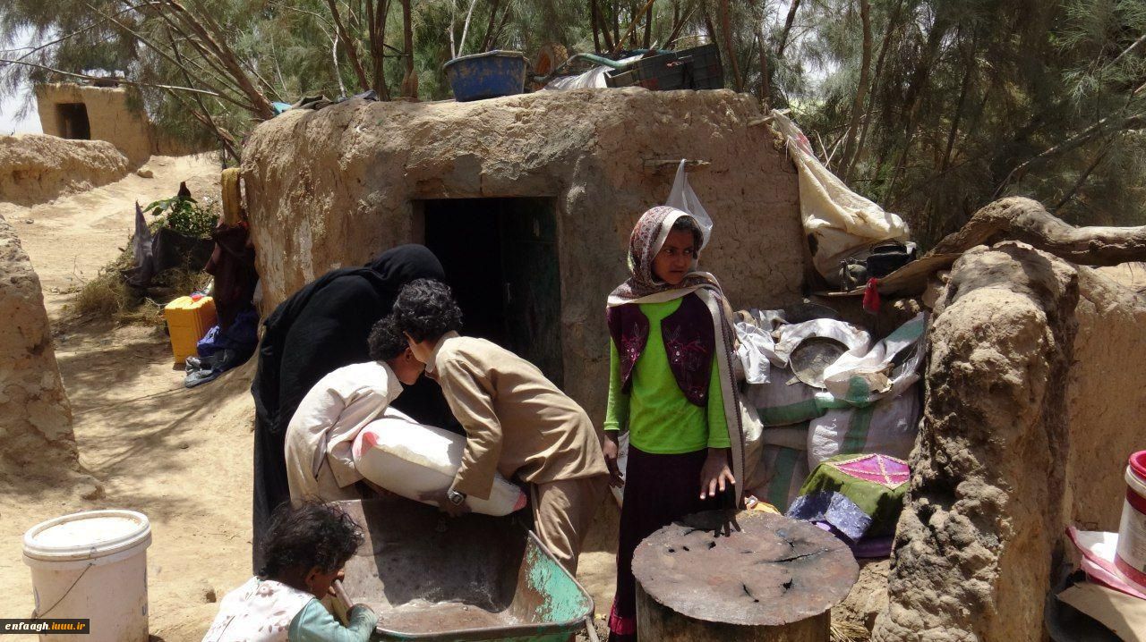 110 ملیون تومان کمک ایرانی ها در یمن توزیع شد + تصاویر
